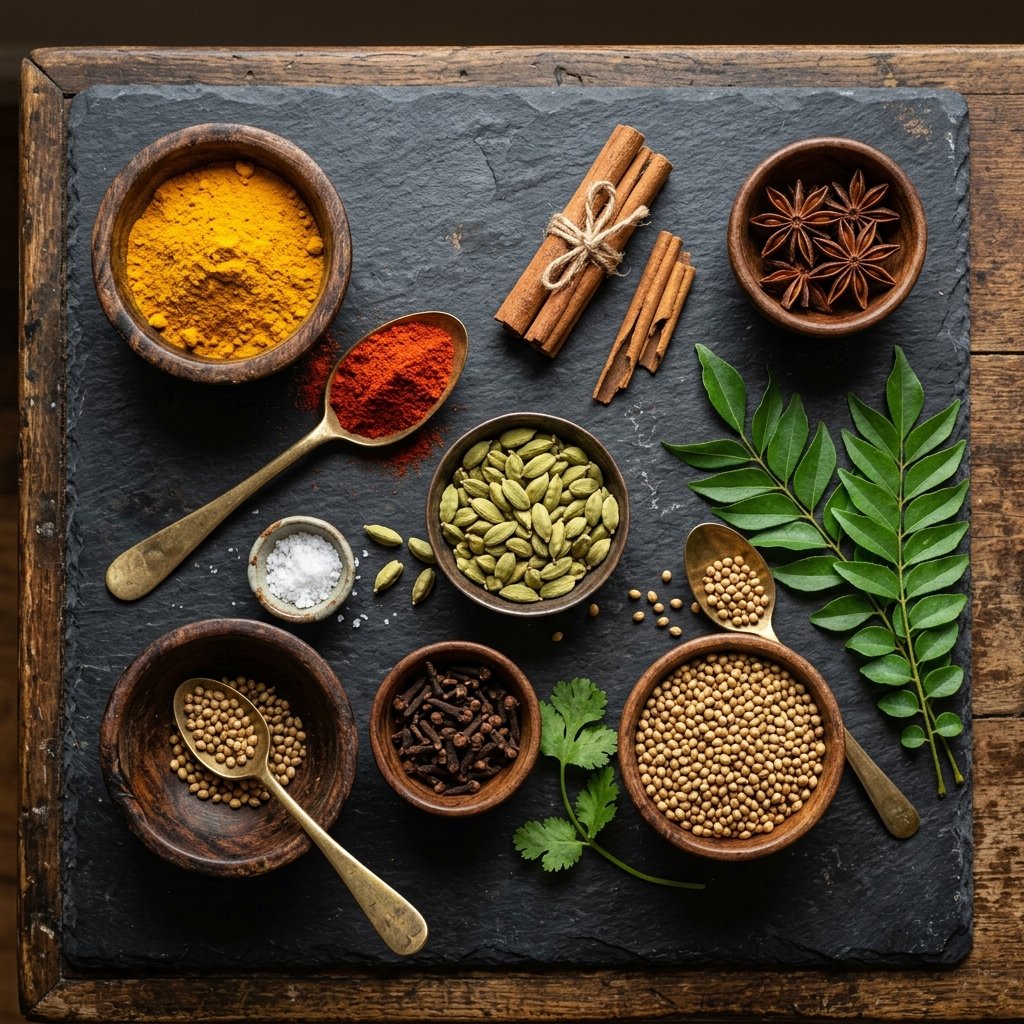 Indian Kitchen Spices Collection